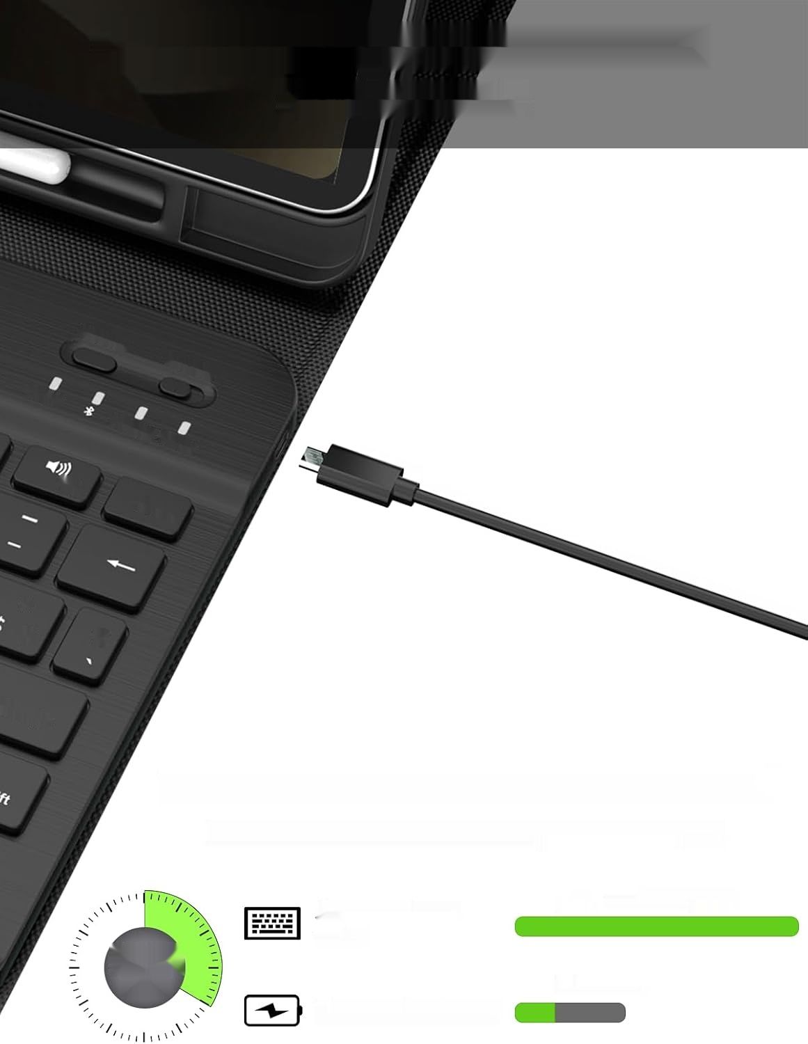 FOGARI iPad Pro 11 Klawiatura – Etui z klawiaturą dla Air 5/Air 4