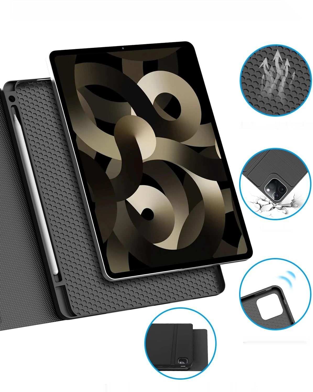 FOGARI iPad Pro 11 Klawiatura – Etui z klawiaturą dla Air 5/Air 4