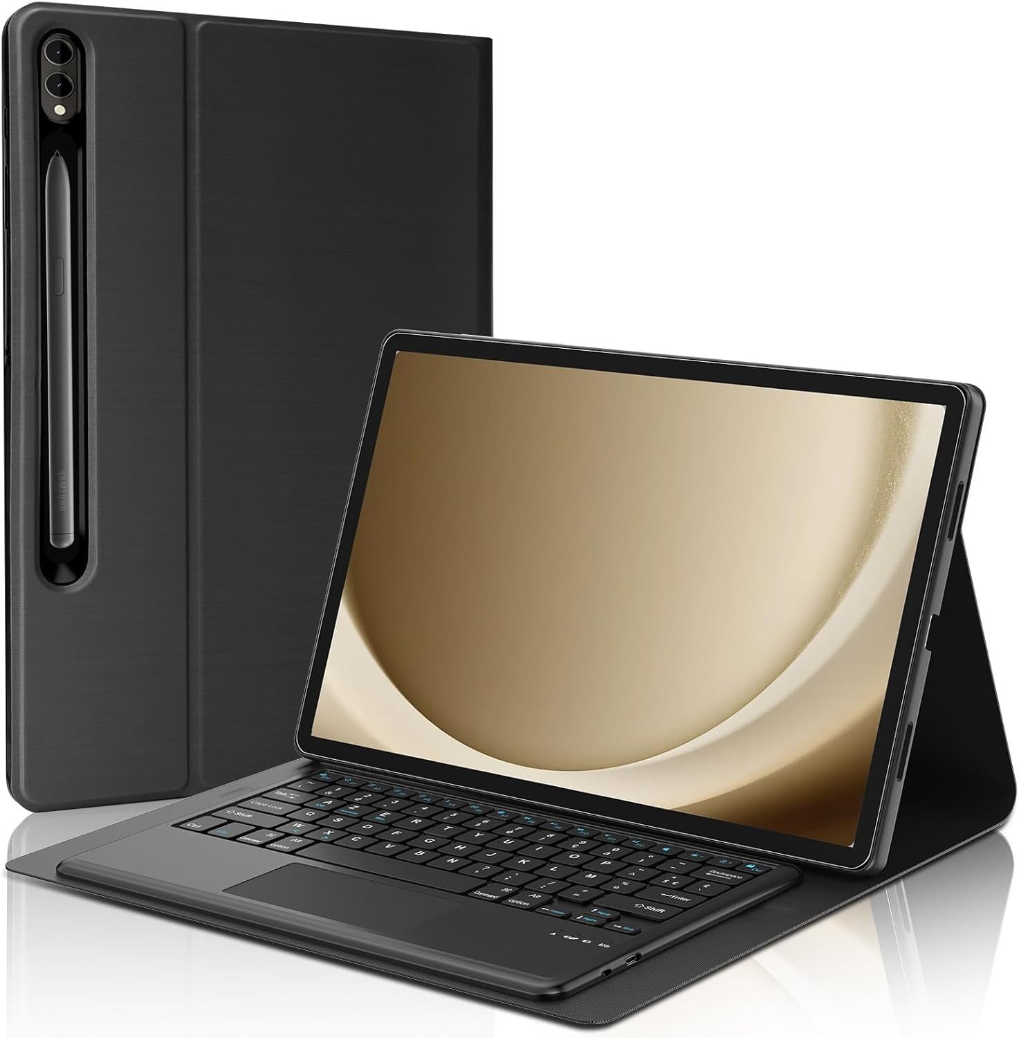 FOGARI Etui na klawiaturę z touchpadem do Galaxy Tab S9 Ultra