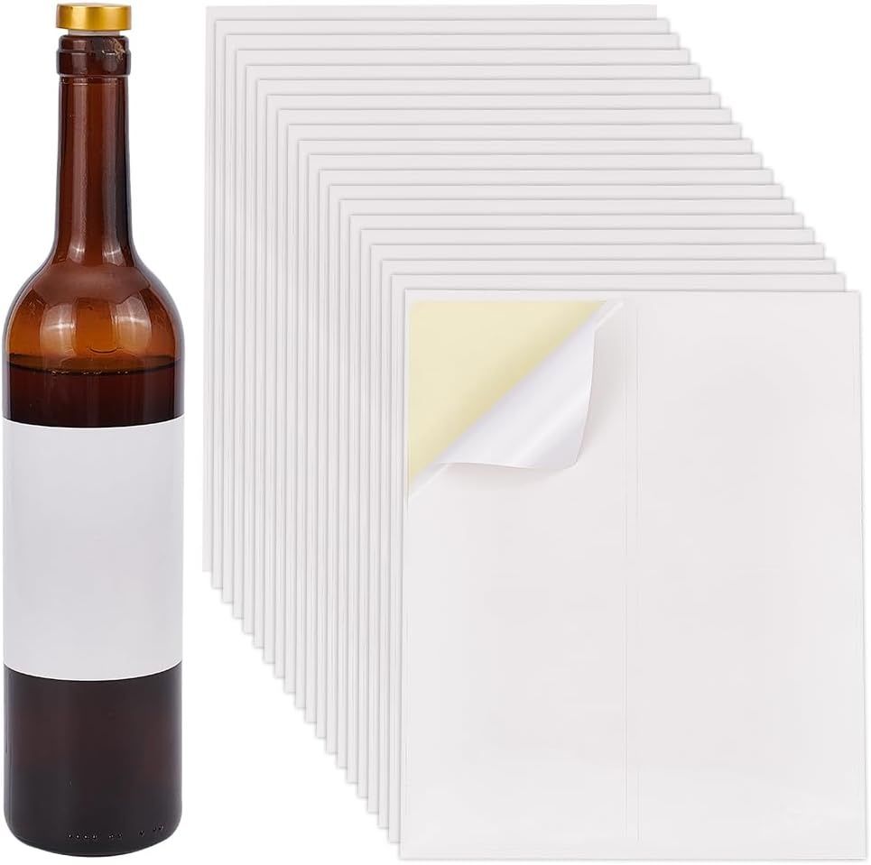 PH PandaHall 11 Arkuszy Samoprzylepnych Etykiet na Wino