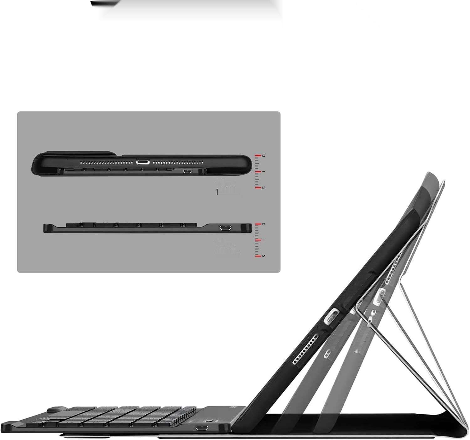 FOGARI Klawiatura włoska do iPad 9. generacji z etui