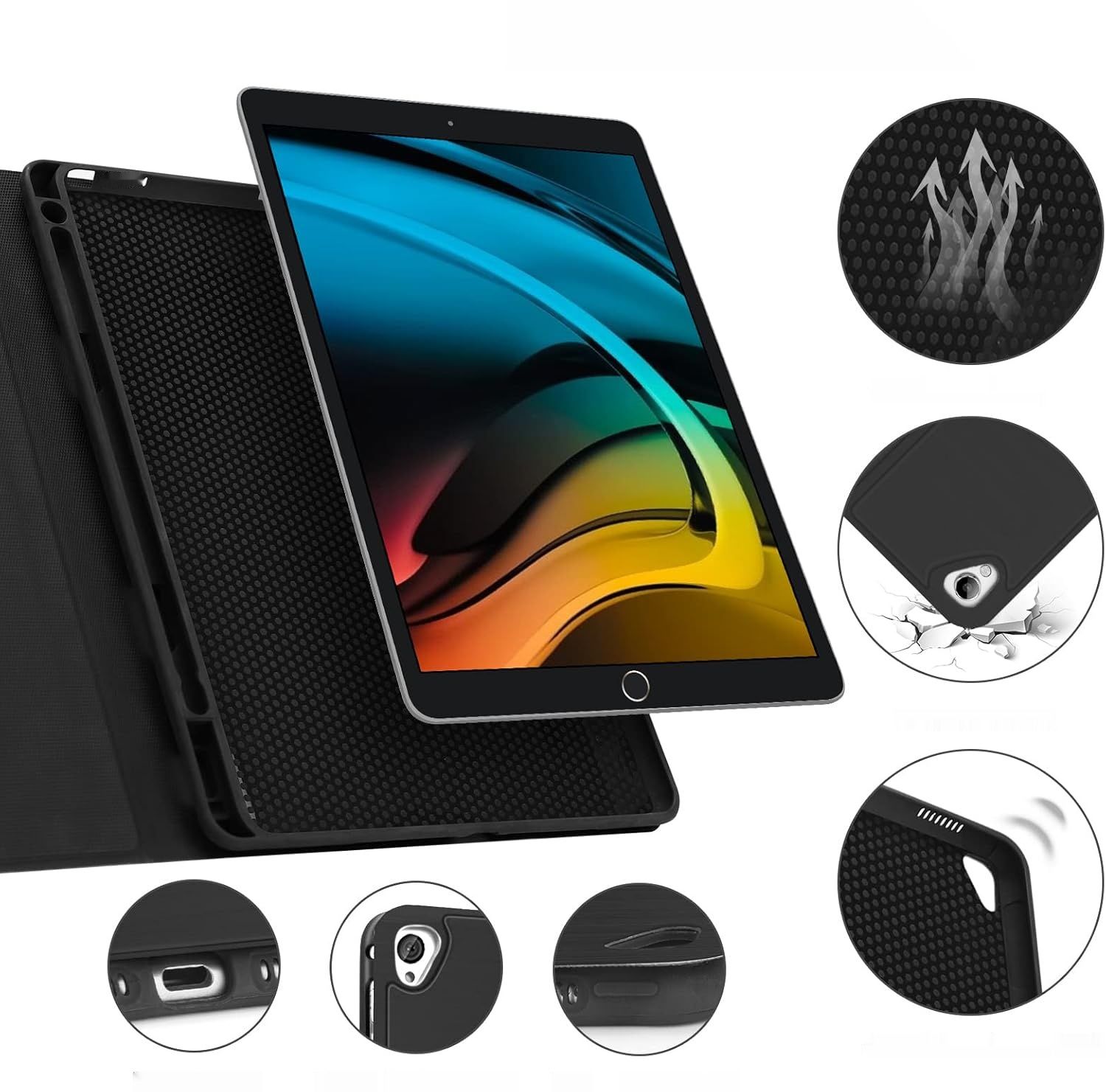 FOGARI Klawiatura włoska do iPad 9. generacji z etui