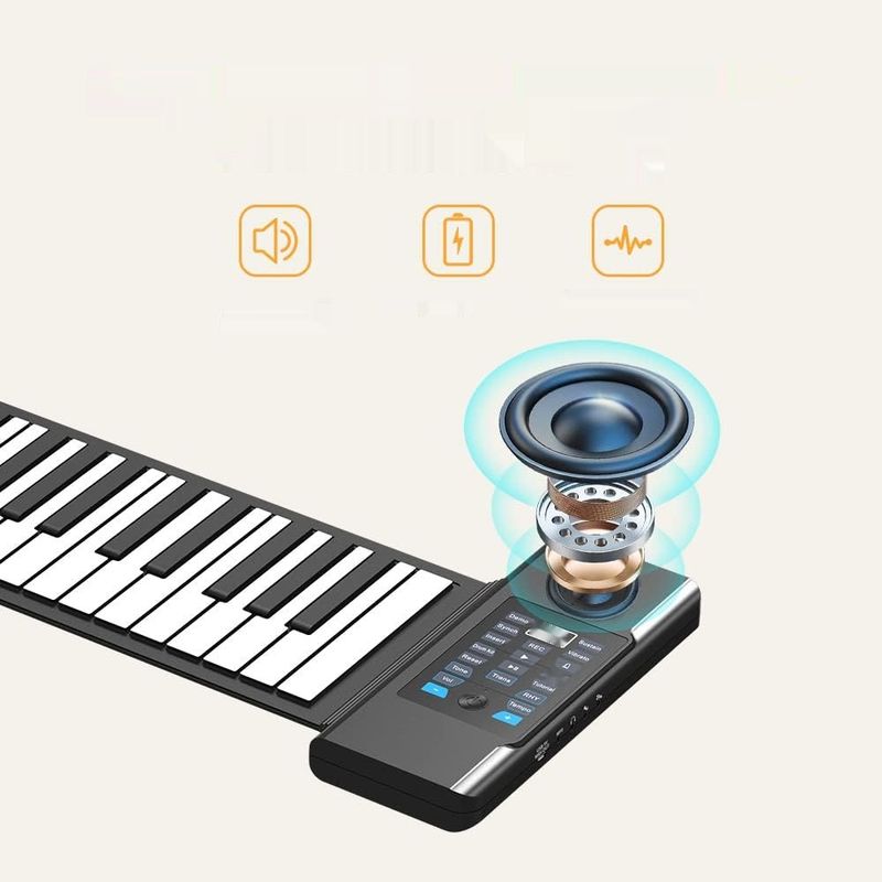 OYAYO Roll Piano 88 klawiszy Zwijana Klawiatura Pianina Wspiera MIDI