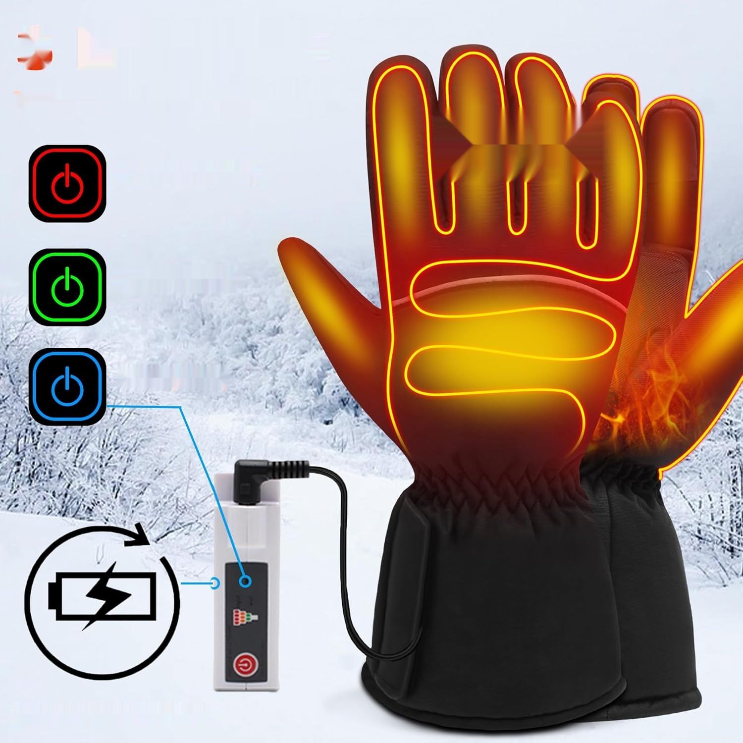 Svpro Unisex Rękawice Grzewcze