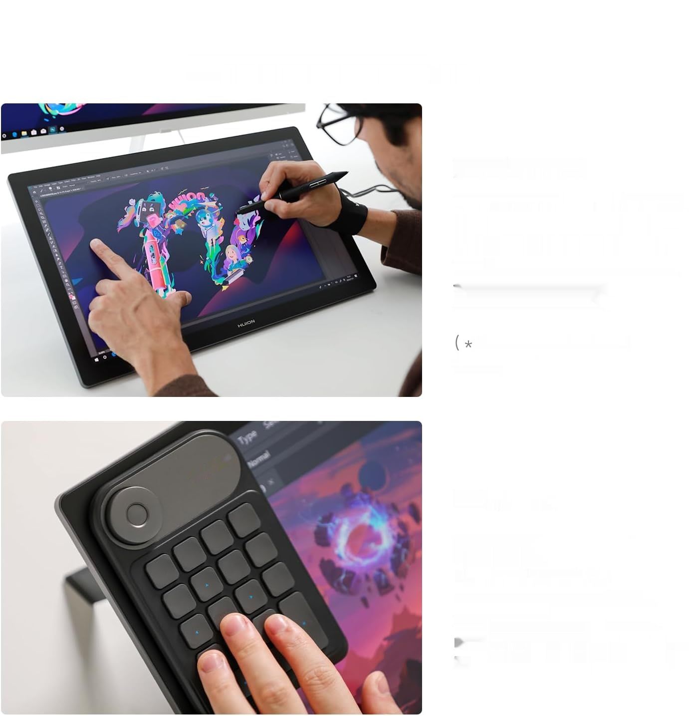 HUION Kamvas Pro 19 4K Tablet Graficzny z Wyświetlaczem