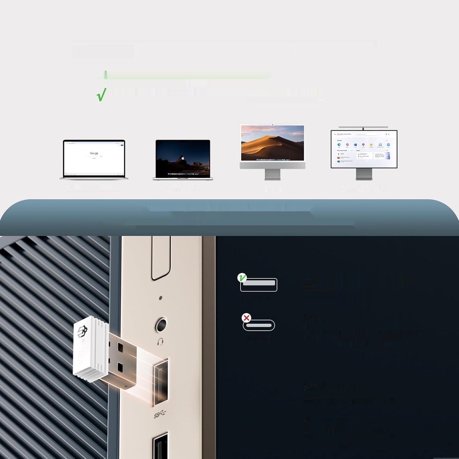 Bezprzewodowa klawiatura i mysz iClever 2.4G