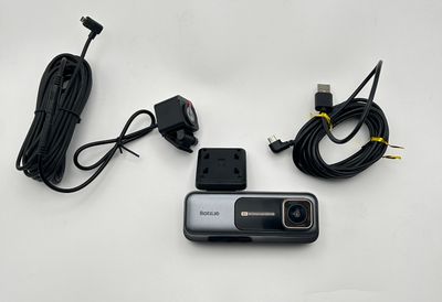 BOTSLAB Kamera Samochodowa Przednia Tylna 4K Dash Cam GPS z WiFi