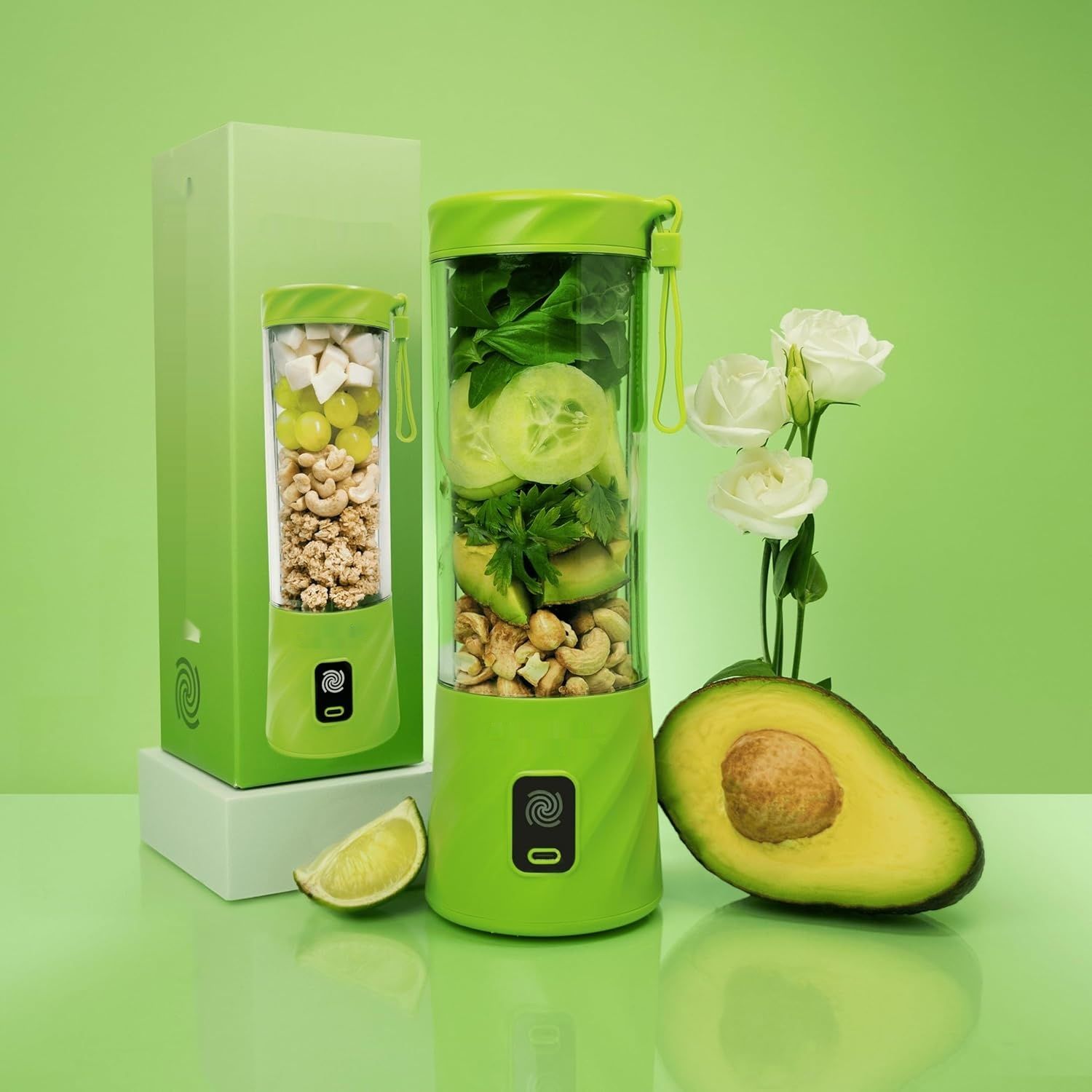 BlendyGo 3 Blender Smoothie Maker, Mikser, Mini Przenośny Blender USB
