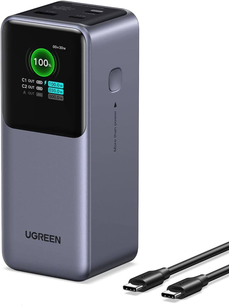 UGREEN Nexode Power Bank 20000mAh 130W, Szary