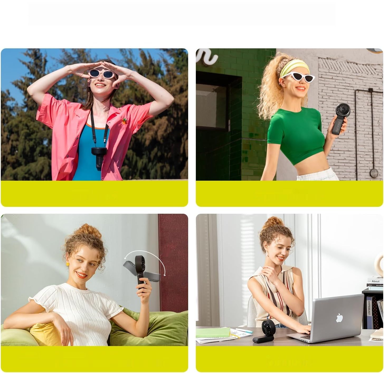 Wentylator JISULIFE Life7, Potężny Wentylator Przenośny z Wyświetlaczem LED