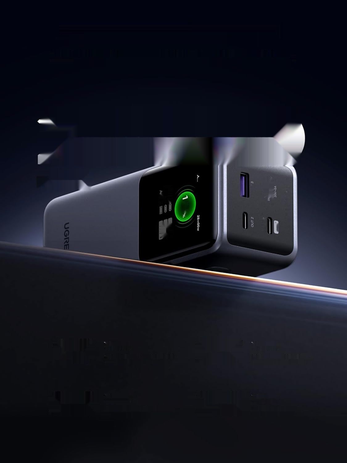 UGREEN Nexode Power Bank 20000mAh 130W, Szary