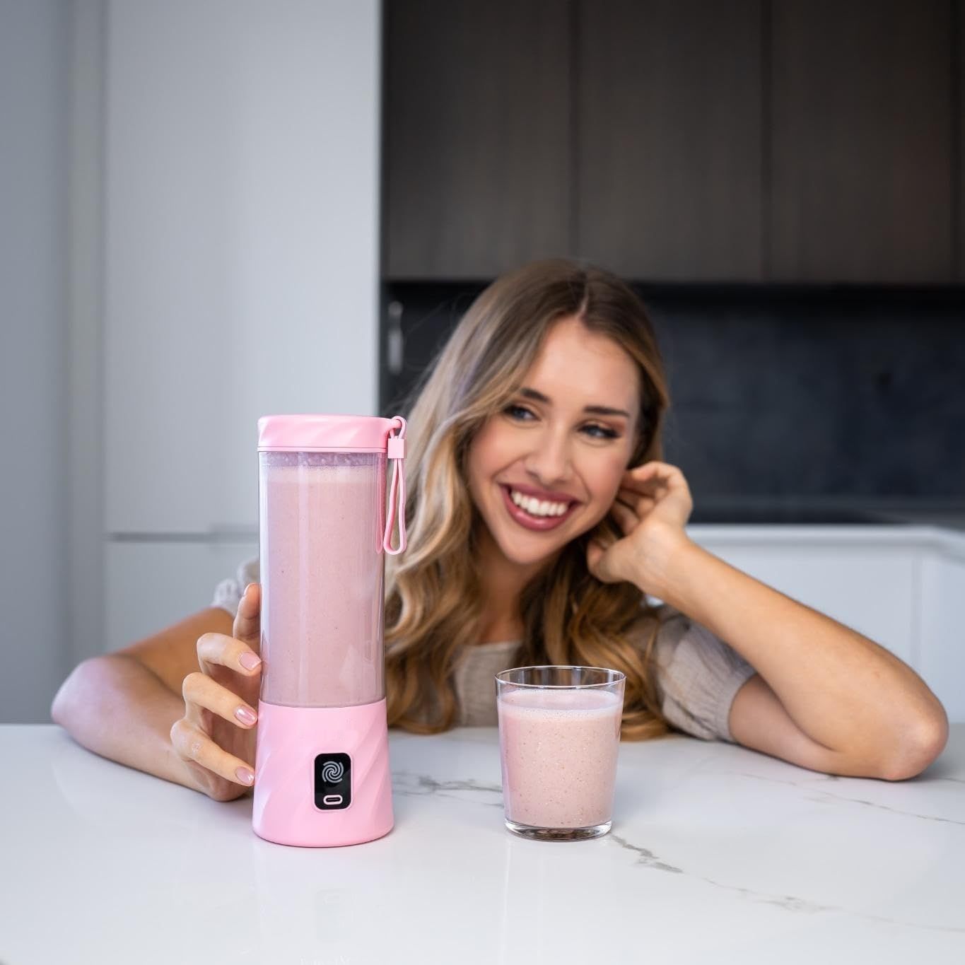 BlendyGo 3 Blender Smoothie Maker, Mini Przenośny Blender 550 ml