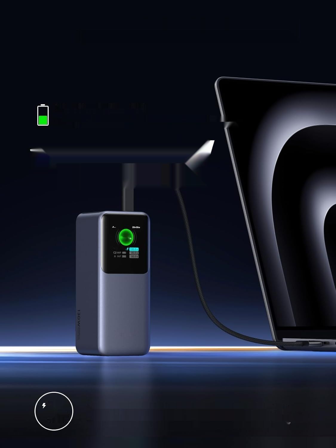 UGREEN Nexode Power Bank 20000mAh 130W, Szary