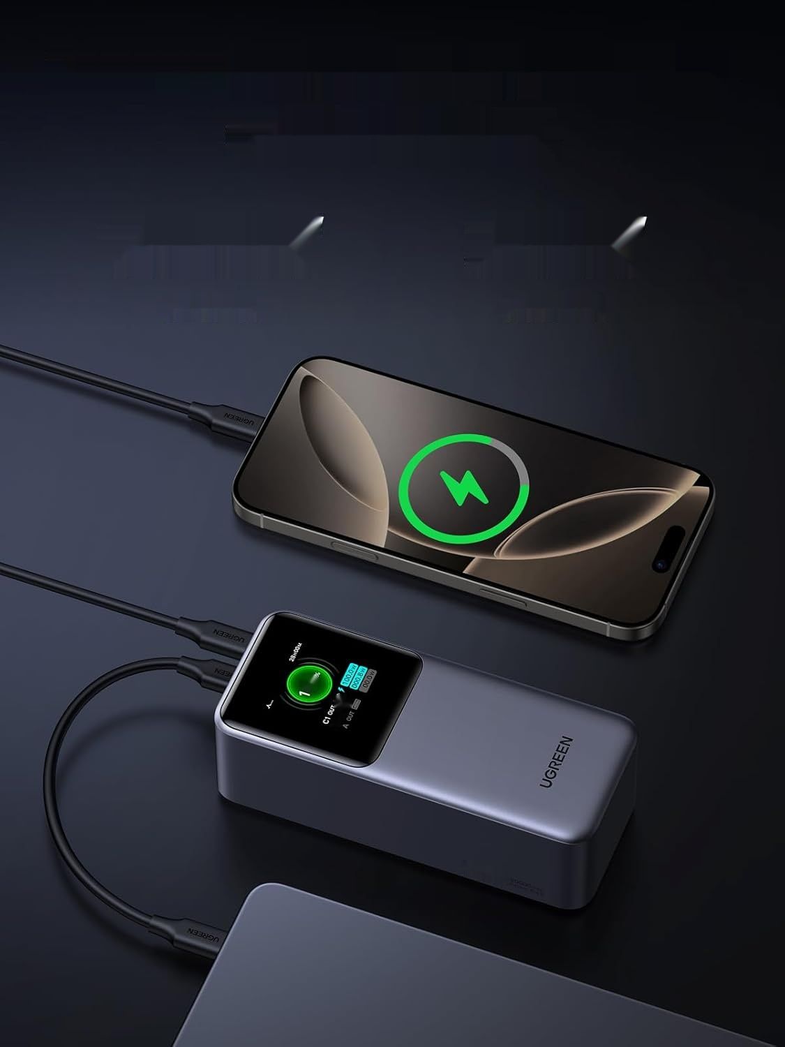 UGREEN Nexode Power Bank 20000mAh 130W, Szary