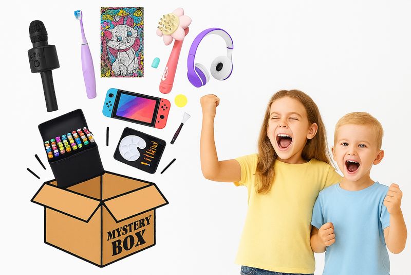 Mystery Box dla Dzieci – 12x Nowe Produkty! Zestaw z Niespodziankami