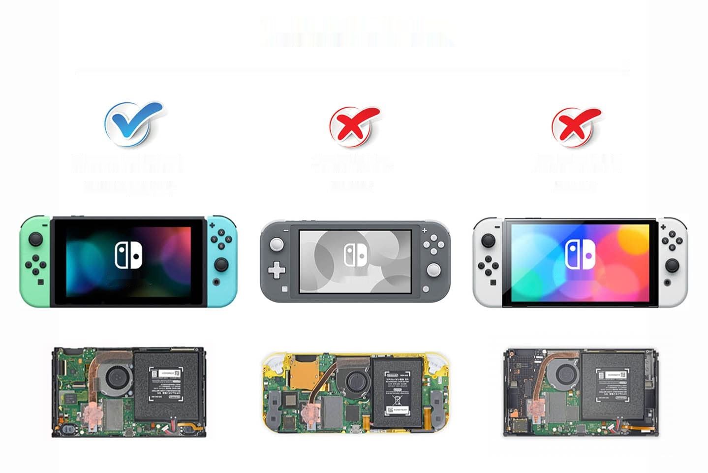 ElecGear Wewnętrzne Chłodzenie Kompatybilne z Switch