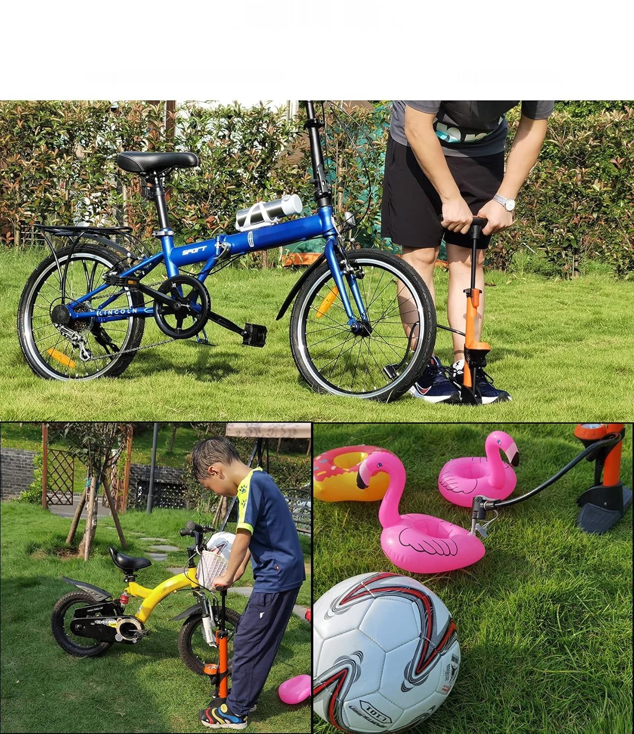 GOBKO Pompka Rowerowa Podłogowa z Manometrem