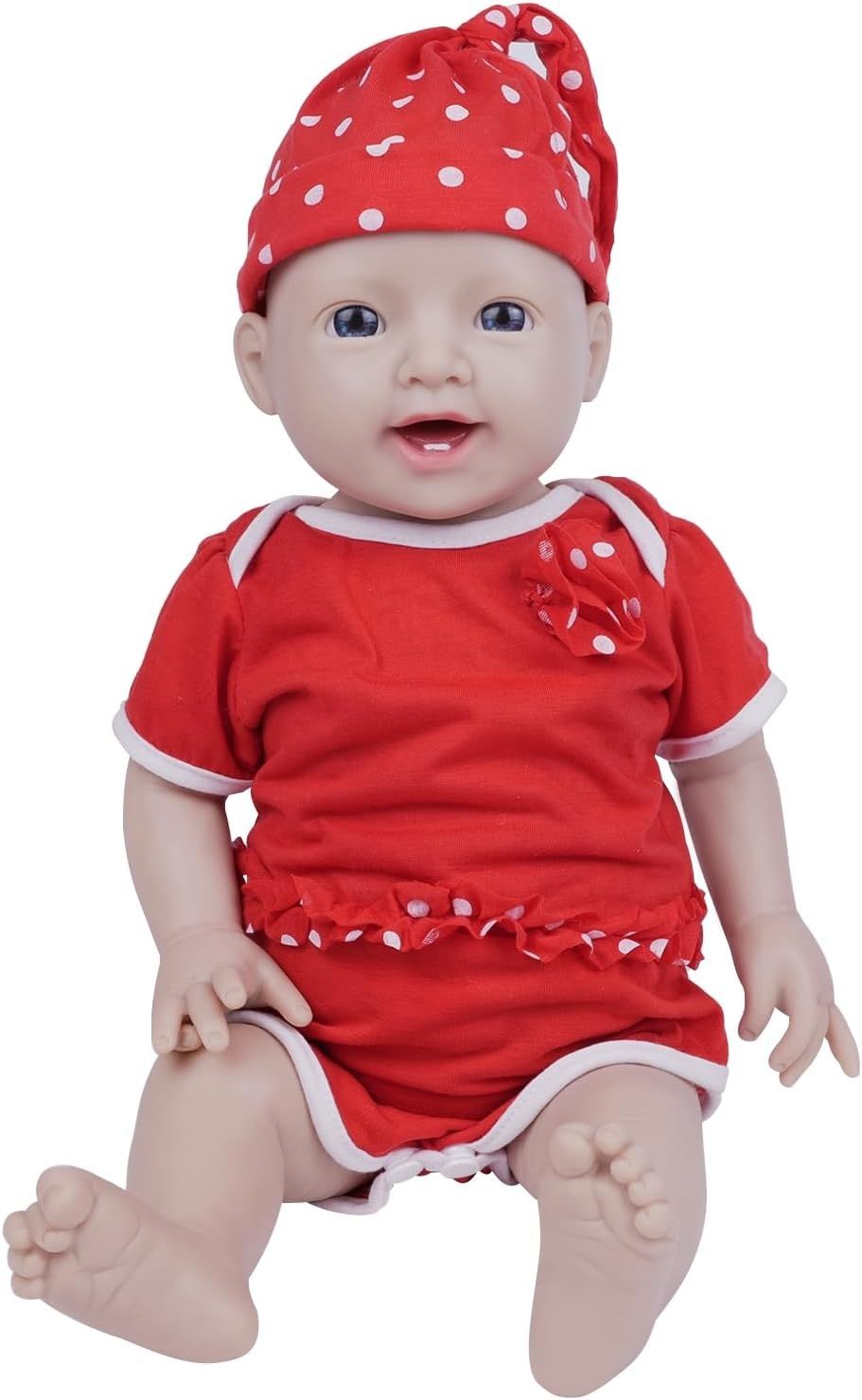 IVITA pełnowymiarowa silikonowa lalka reborn, realistyczna lalka.