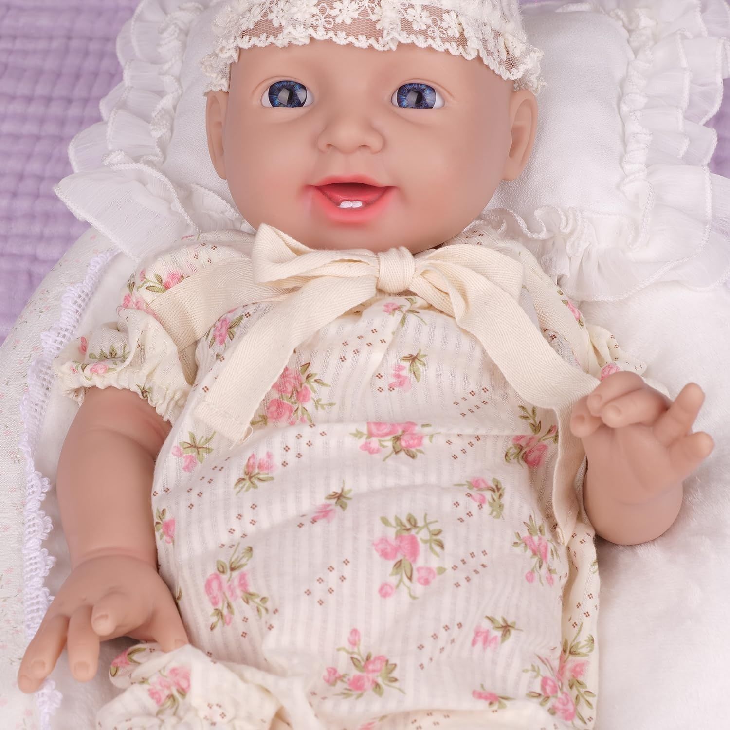 IVITA pełnowymiarowa silikonowa lalka reborn, realistyczna lalka.