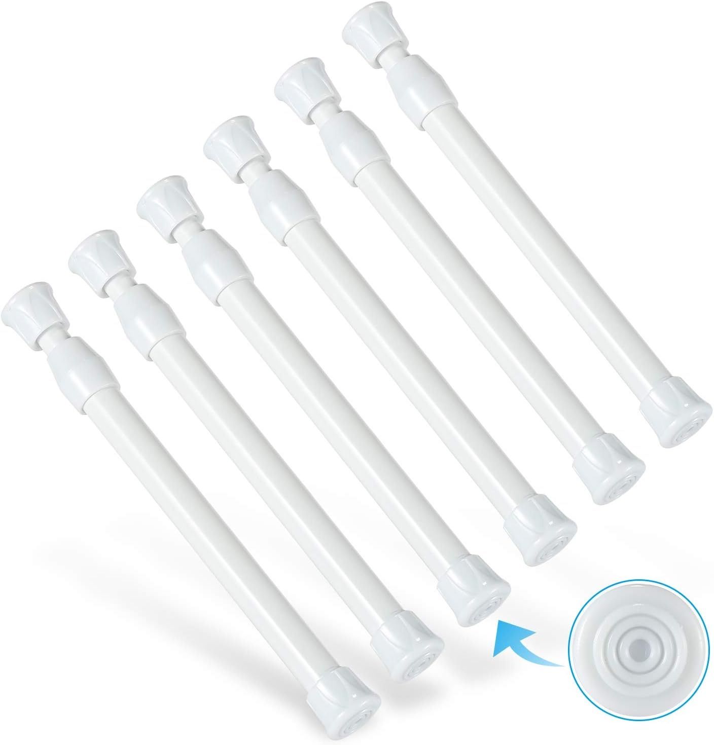 Goowin Zestaw 6 Wysięgników Teleskopowych 18-27 cm (Biały)