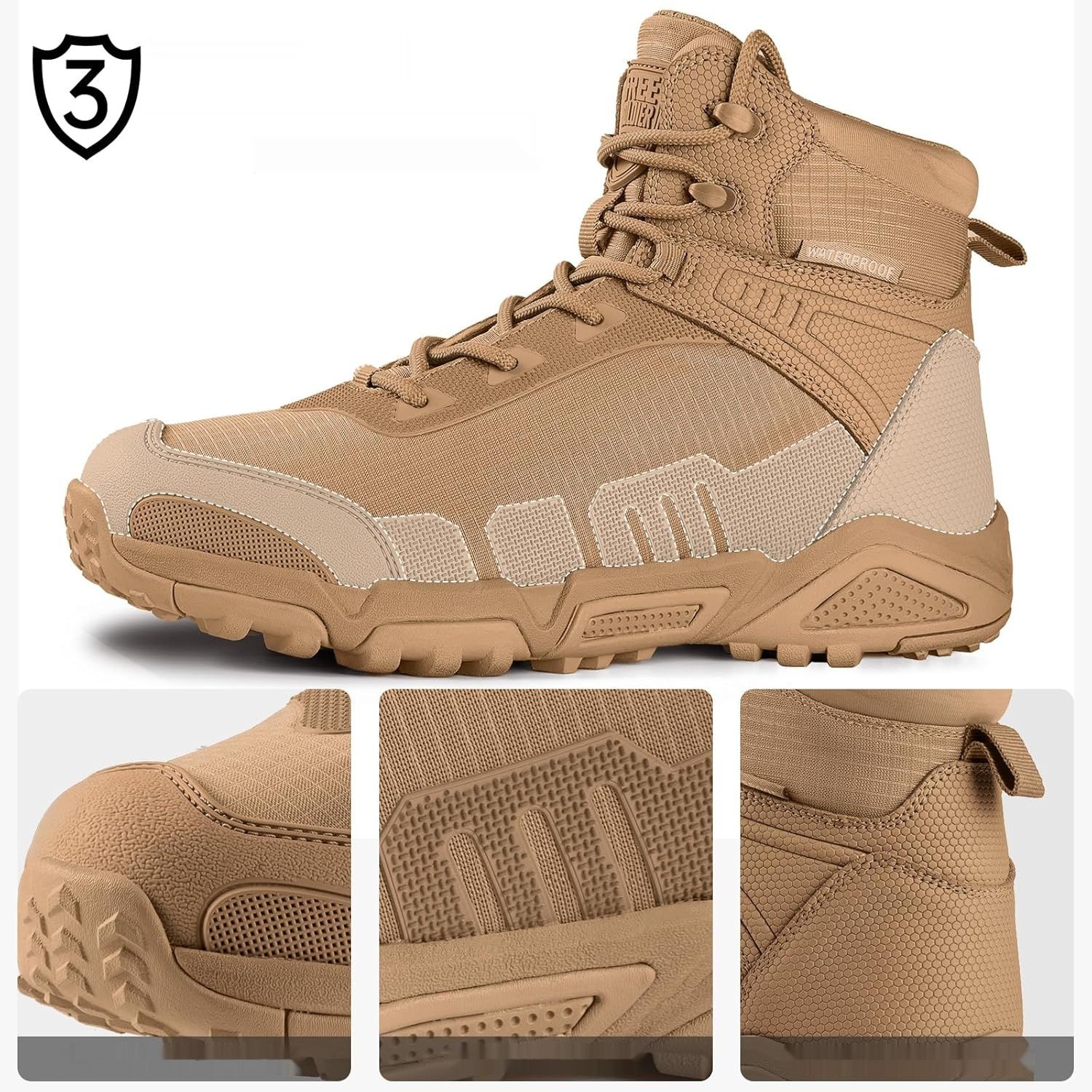 Buty Taktyczne FREE SOLDIER Wodoodporne Buty Wojskowe