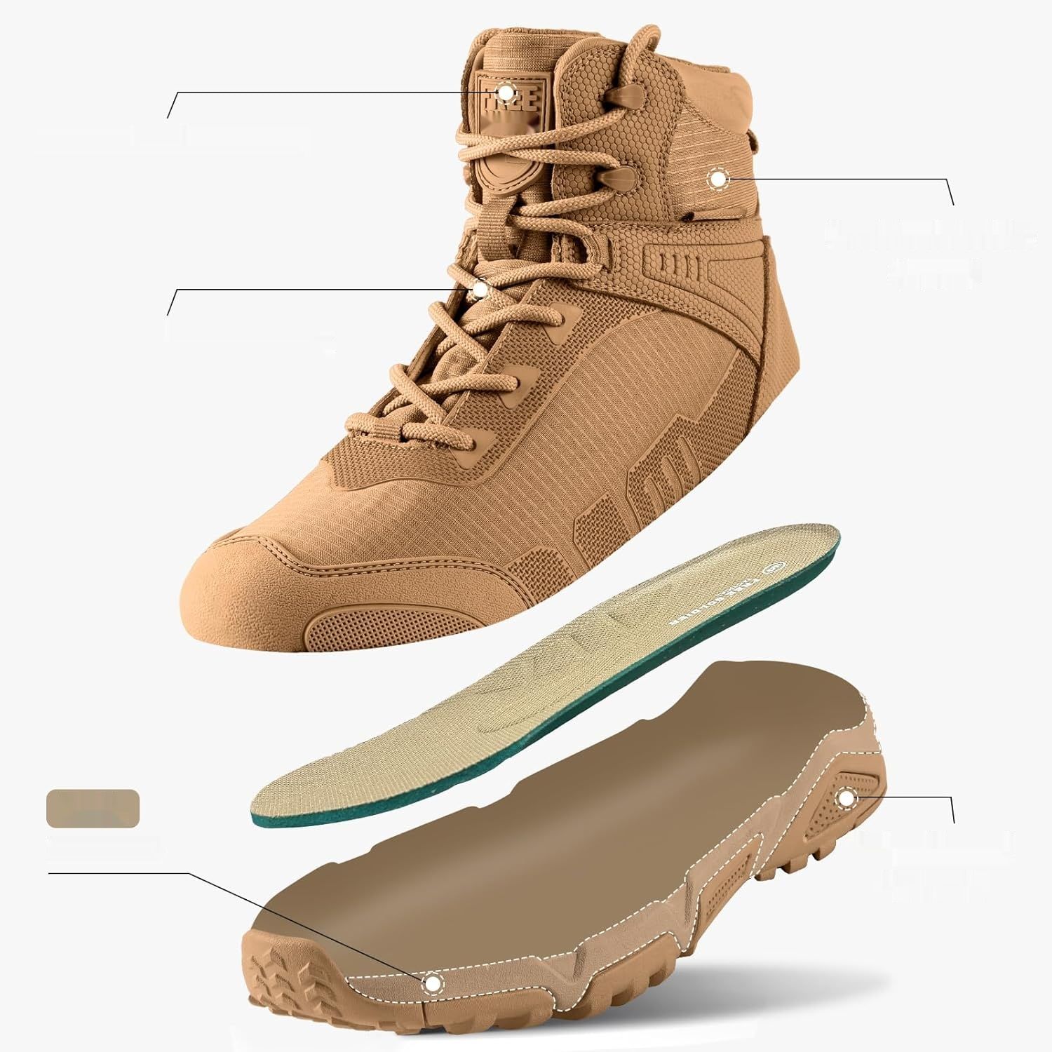 Buty Taktyczne FREE SOLDIER Wodoodporne Buty Wojskowe
