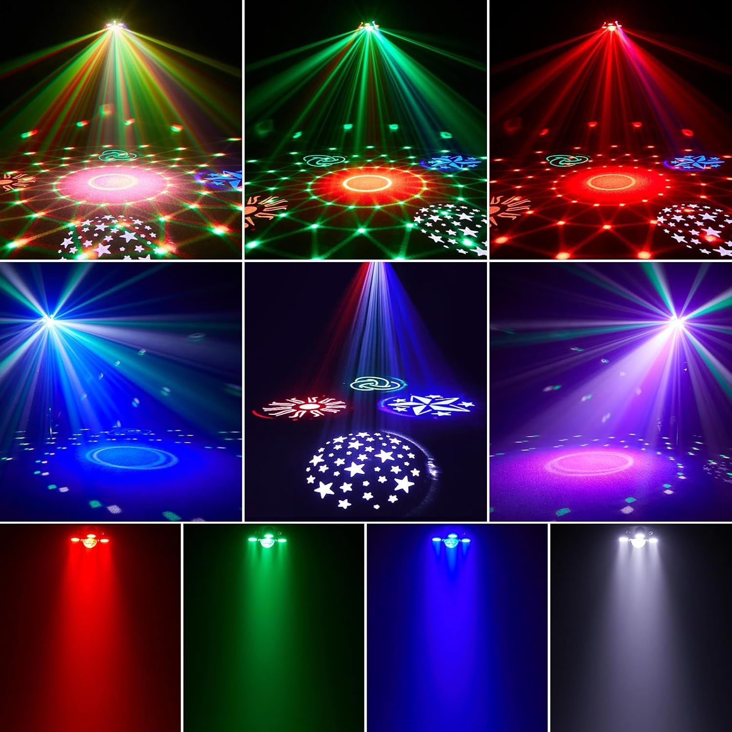 ZonQoonz 70 W Ruchoma Głowa Wash, RGBW Światło Sceniczne Beam