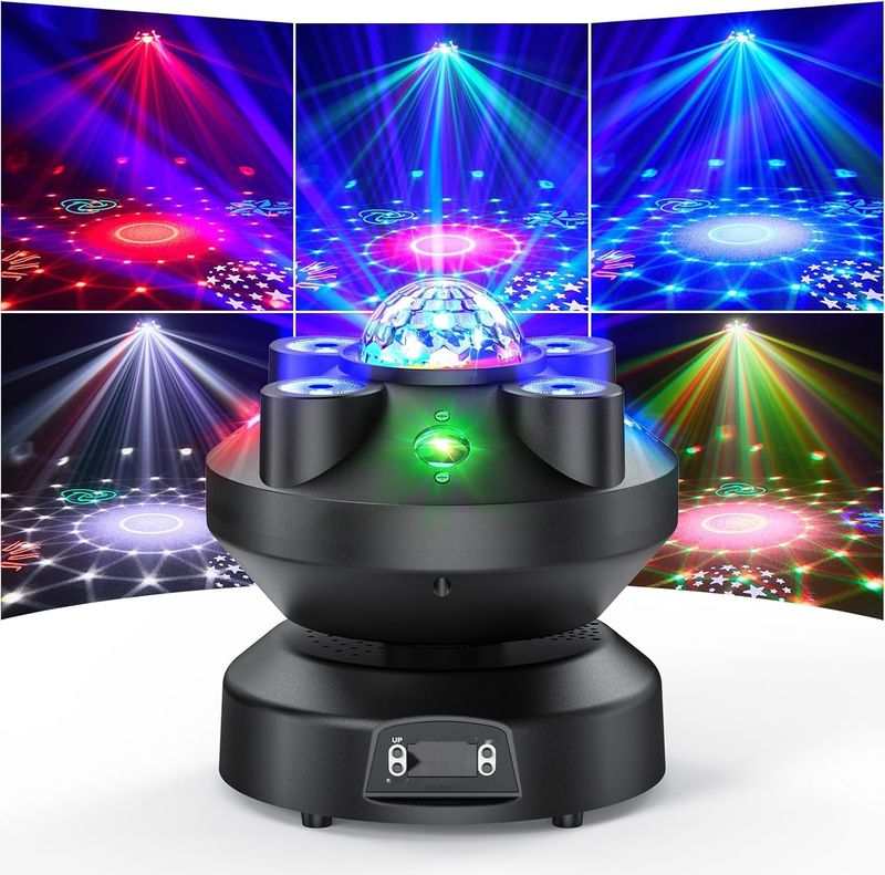 ZonQoonz 70 W Ruchoma Głowa Wash, RGBW Światło Sceniczne Beam
