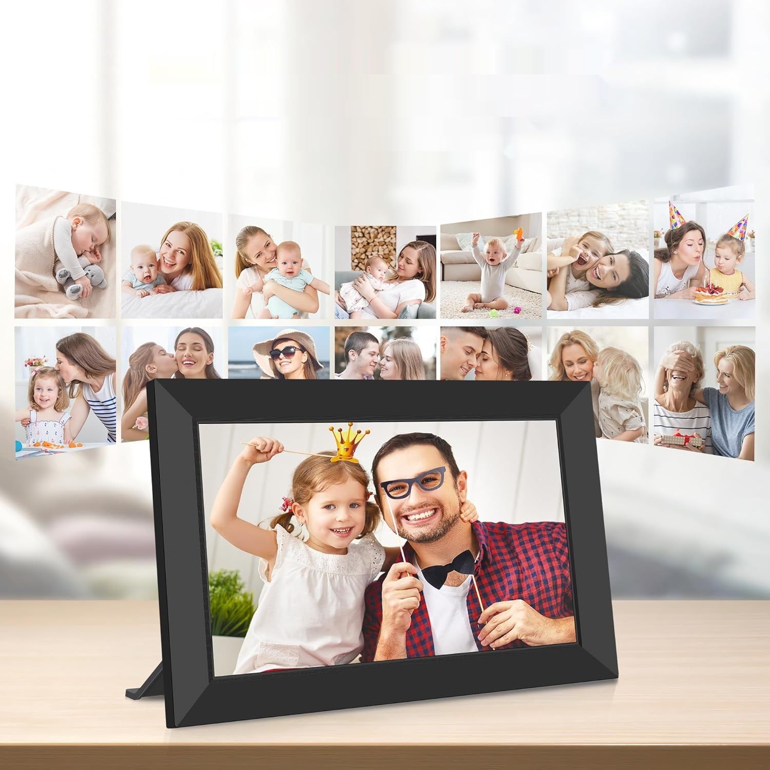 Cyfrowa ramka na zdjęcia Frameo WLAN, 10.1 cala, HD 1280 x 800 IPS