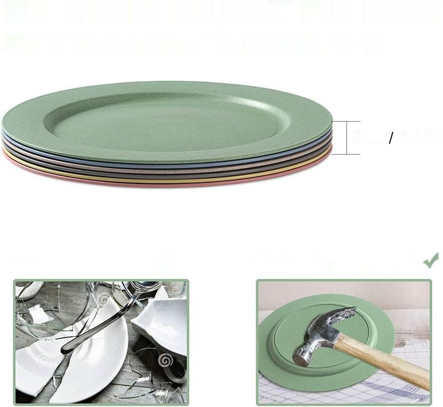 Hobein Plates 6 x 25,3 cm Ultracienkie Plastikowe Talerze