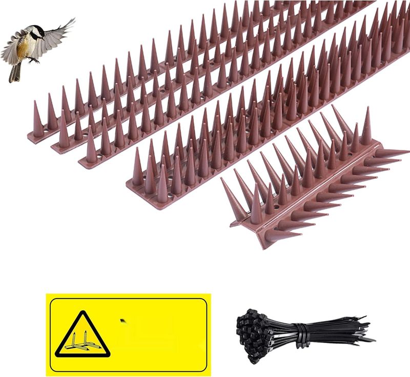 Wivico Kolce Odstraszające Ptaki, 8,6 m (43 cm x 20 sztuk).