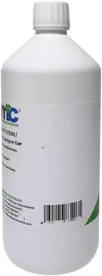 Aqua Bidest – 1 Litr, Woda Laboratoryjna, Czysta Destylowana 2-Krotnie