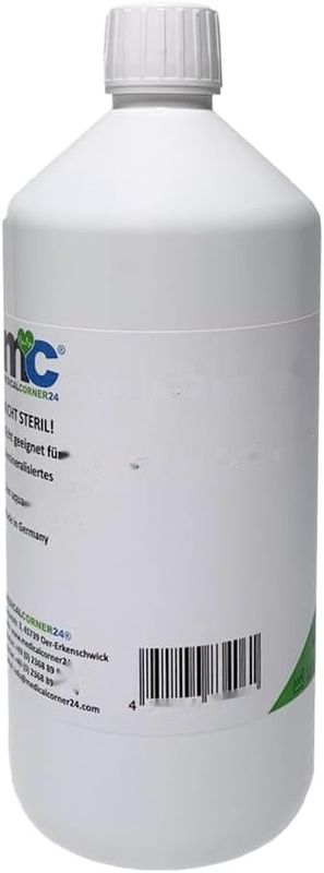 Aqua Bidest – 1 Litr, Woda Laboratoryjna, Czysta Destylowana 2-Krotnie
