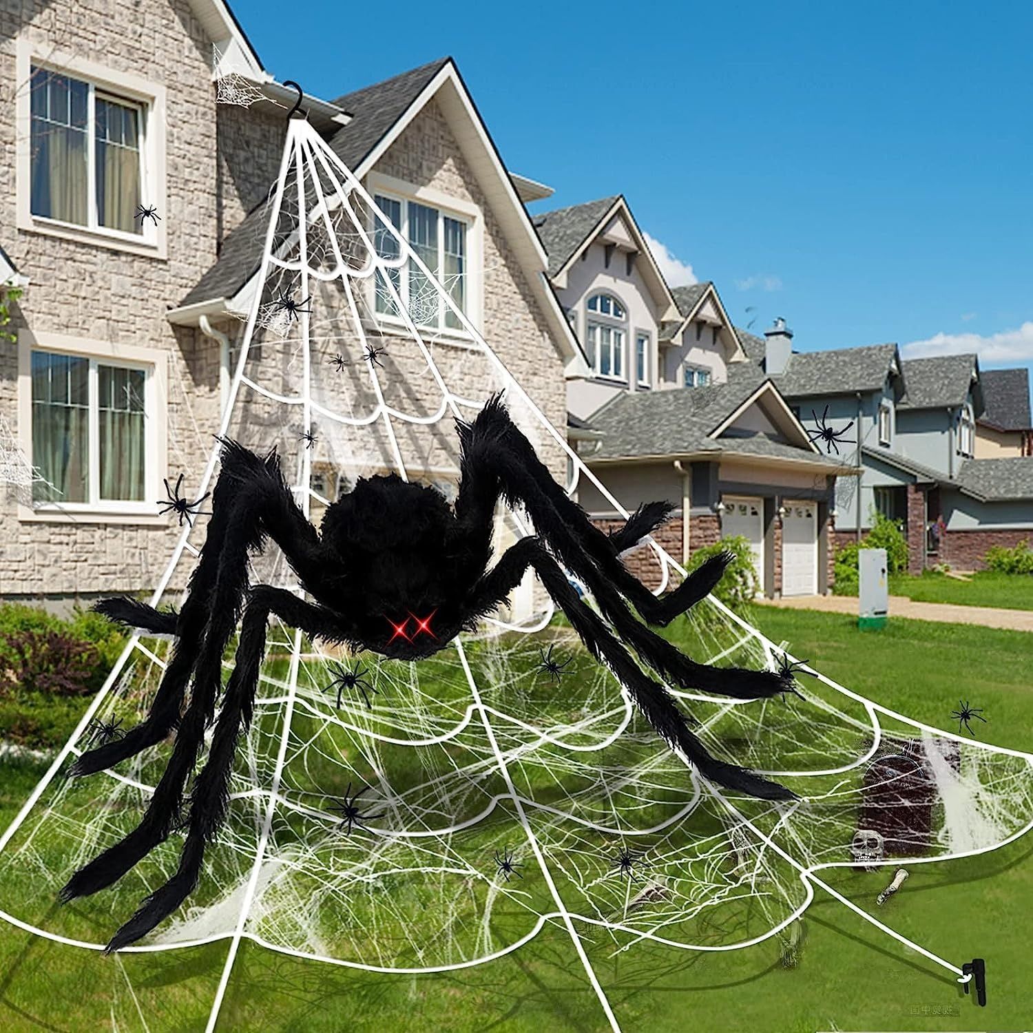 AMLOOPH Kompletny Zestaw Dekoracji Halloween