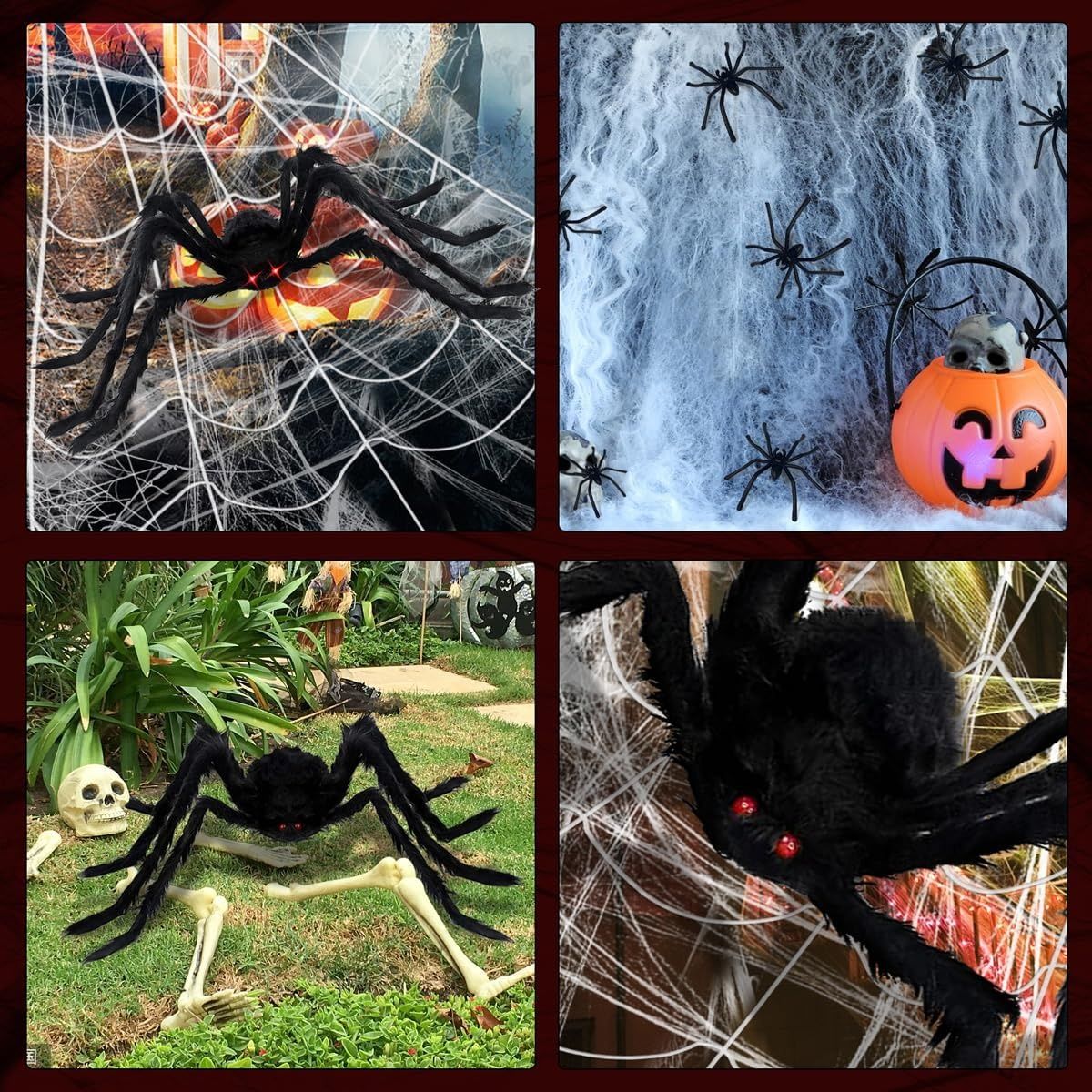 AMLOOPH Kompletny Zestaw Dekoracji Halloween