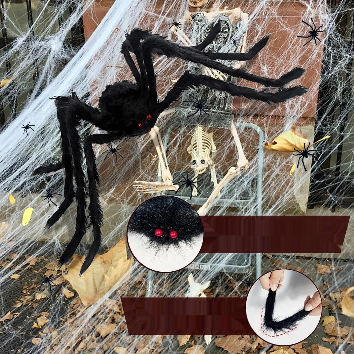 AMLOOPH Kompletny Zestaw Dekoracji Halloween