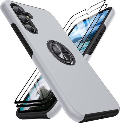 AOUIA Etui pour Samsung A34 5G z 2 foliami, magnetyczne wsparcie 360°