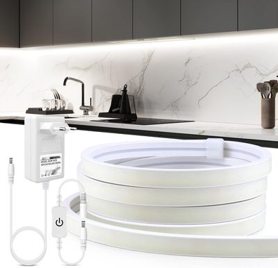 CHNMALITAI 24 V Neonowa Taśma LED Biała 5 m 1600 LED 6500 K