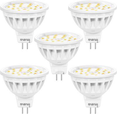 Aiwode 5W MR16 LED GU5.3 Żarówki punktowe, Naturalna biel 4000K