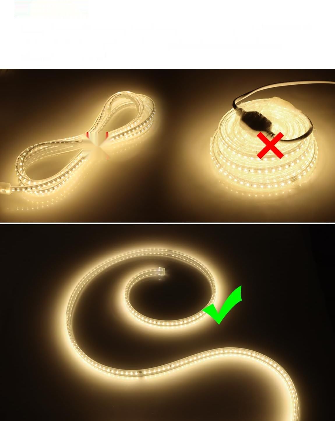 CHNMALITAI 220 V 230 V Taśma LED 5 m, 3000 K SMD2835 120LEDs/m