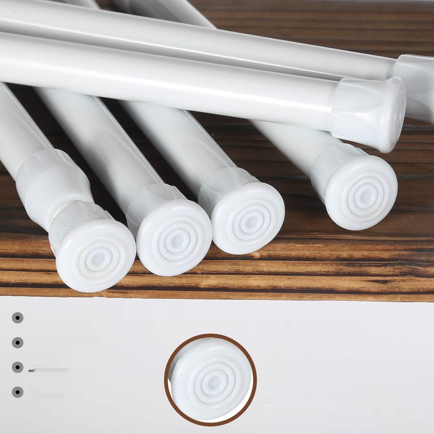 Goowin Zestaw 5 Wysięgników Teleskopowych 18-27 cm (Biały)