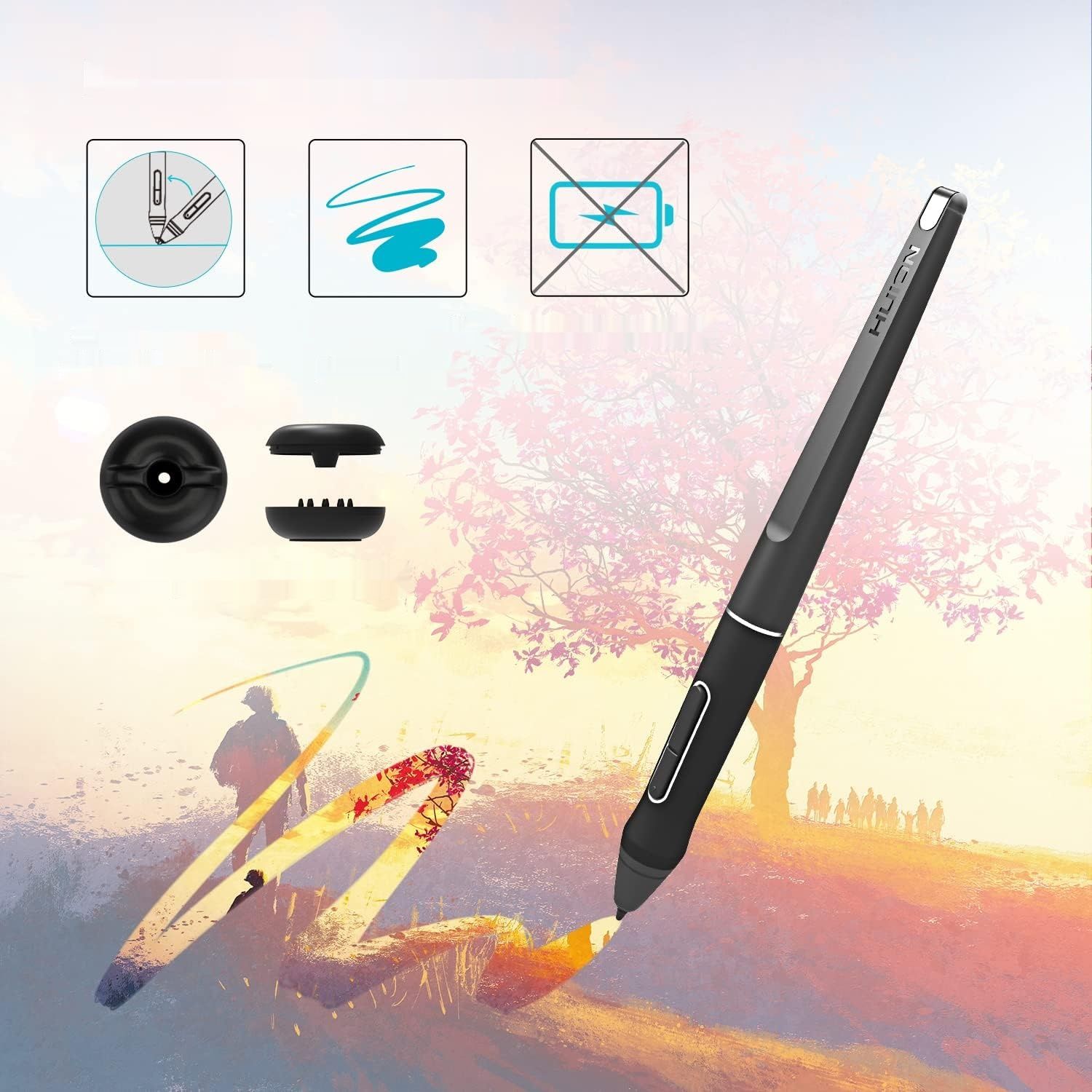 HUION Kamvas Pro 20 2019 Tablet Graficzny z Wyświetlaczem