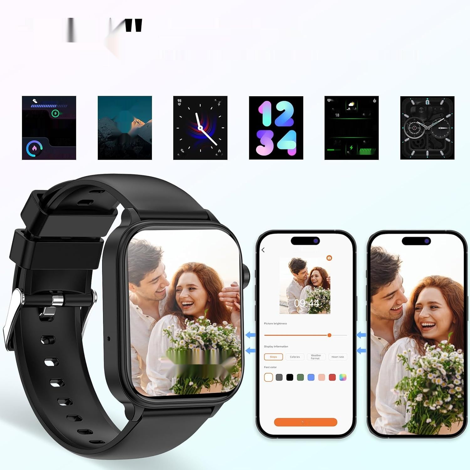Marsyu Smartwatch z funkcjami EKG + HRV.