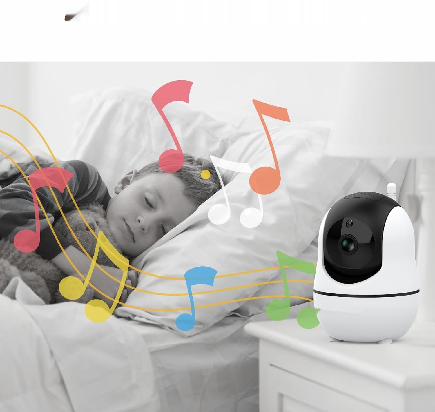 Babystar Niania Elektroniczna z Kamerą 7 Calową 1080P HD Video