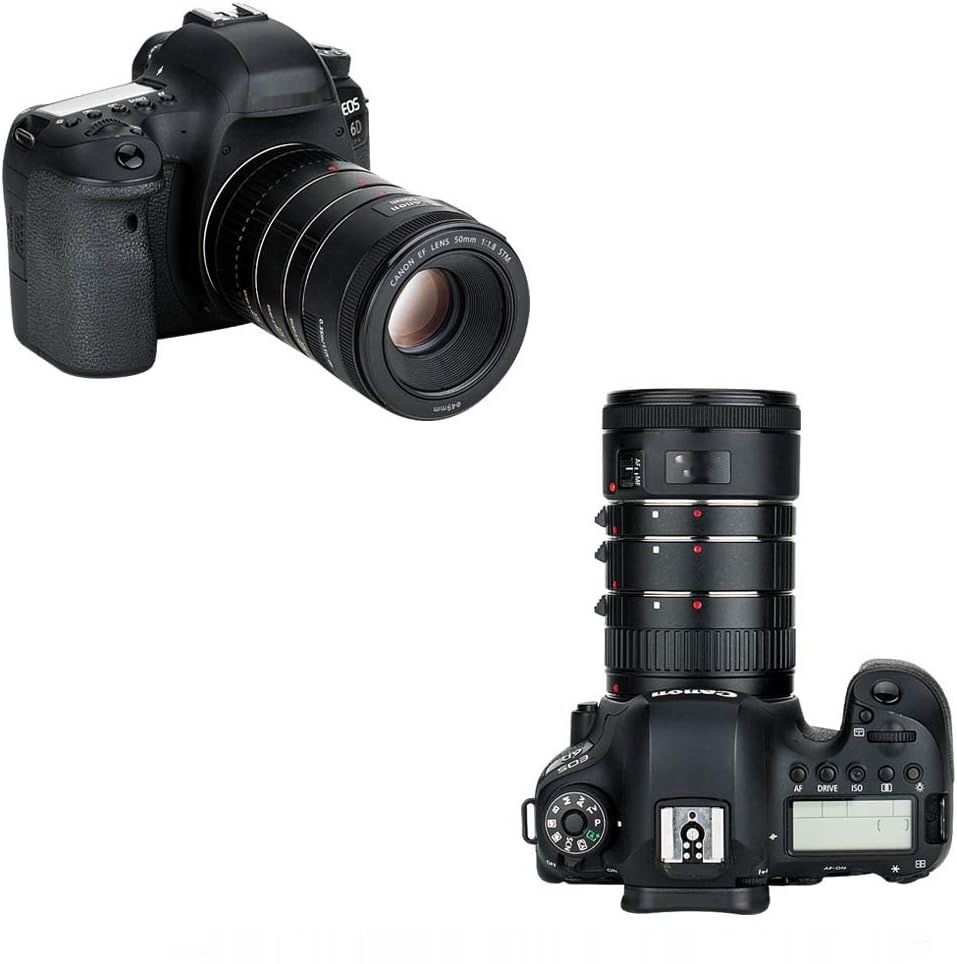 JJC Auto Focus AF TTL przedłużacz rurki makro 12/20/36 mm do Canon EF/EF-S