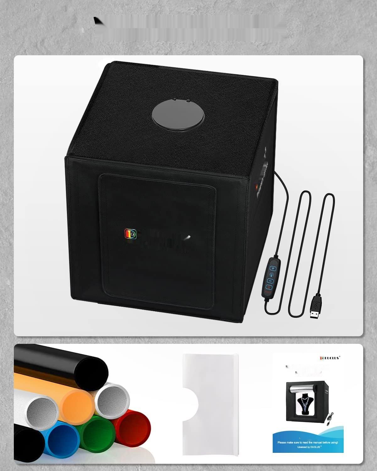 DUCLUS Studio Photo Box Przenośne 40x40 cm