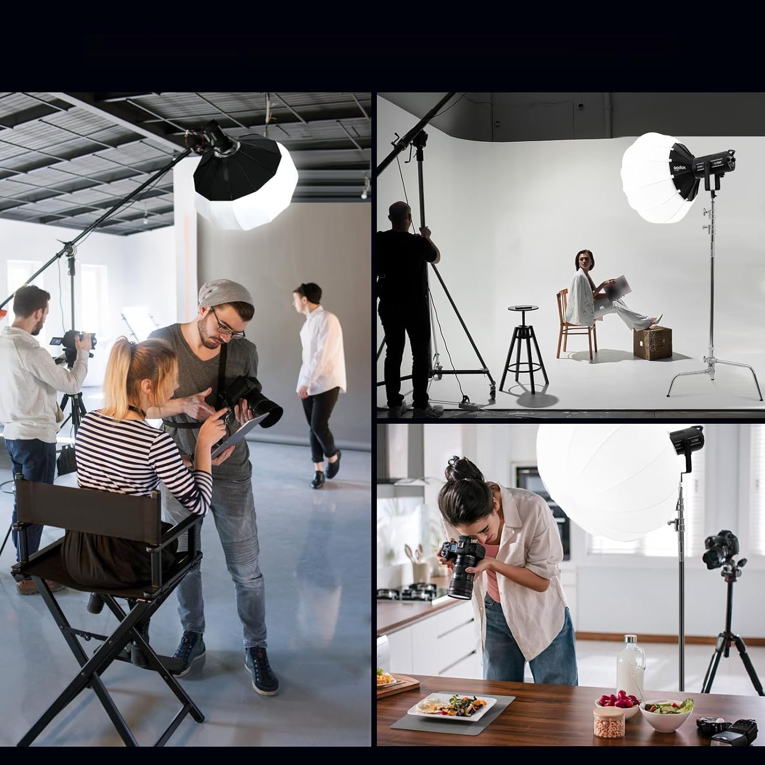 Softbox Soonpho Latarnia, 65 cm, do GODOX SL60W, kompatybilny z NEEWER CB60B