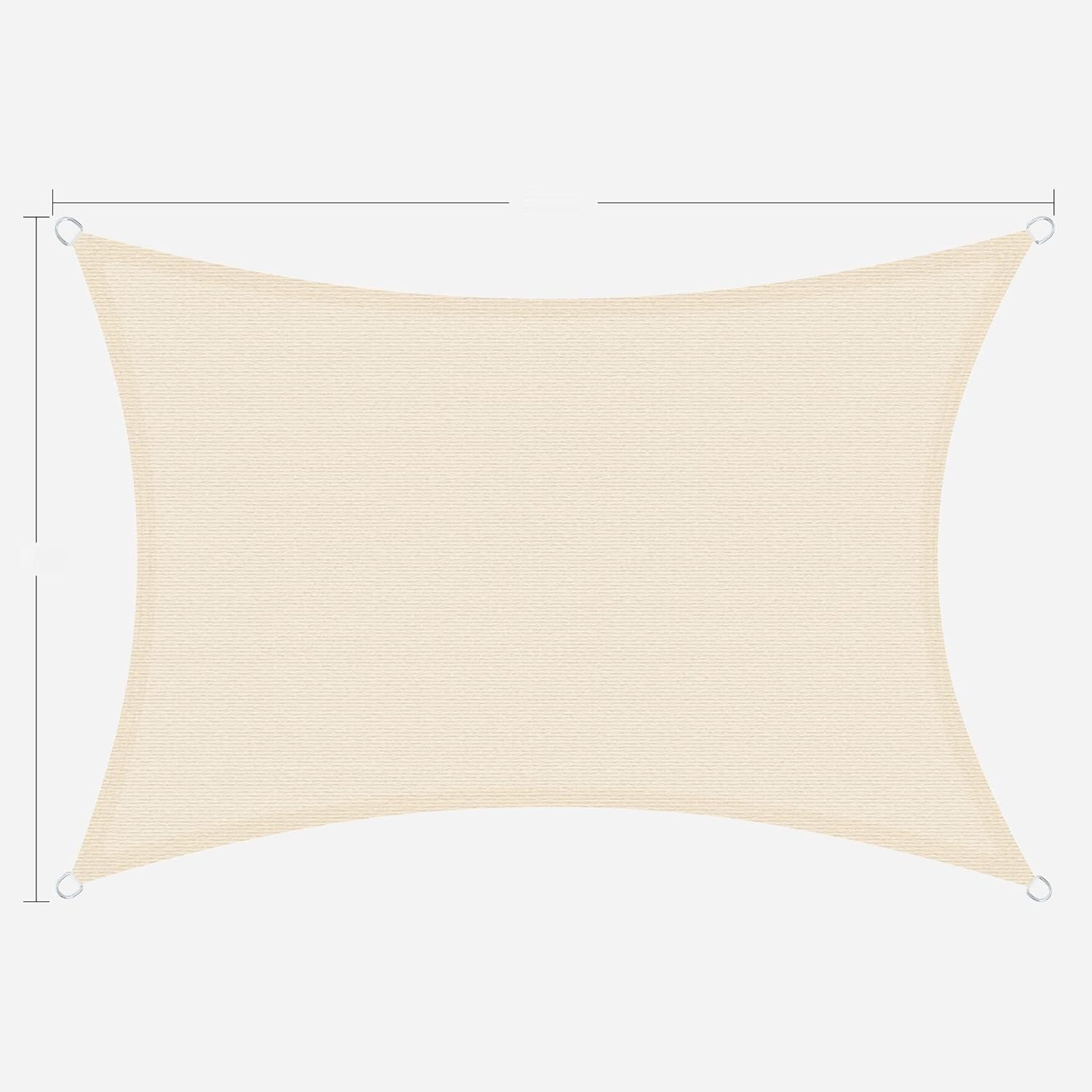 SONGMICS żagiel przeciwsłoneczny, 3 x 5 m