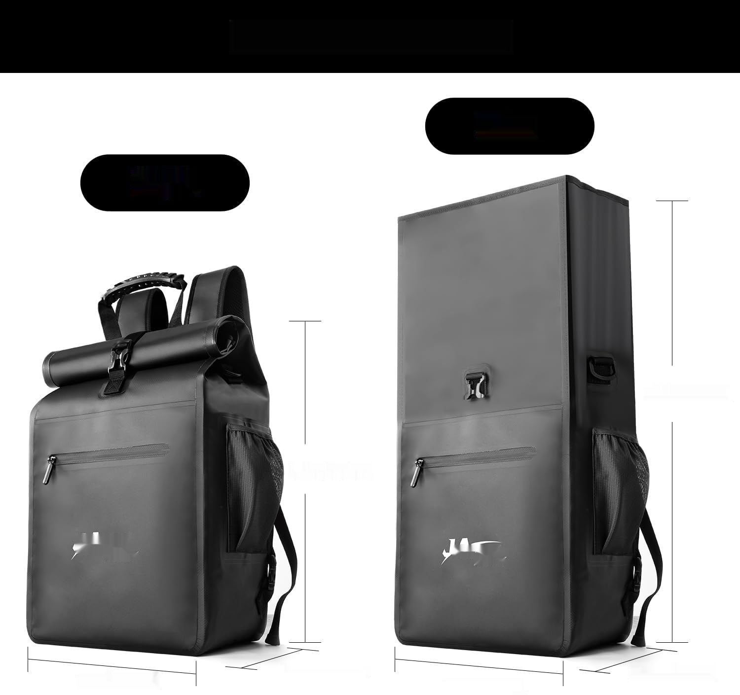 JASCOPRO 3 w 1 Torba Rowerowa, 25-32 L Wodoodporna Torba Rowerowa