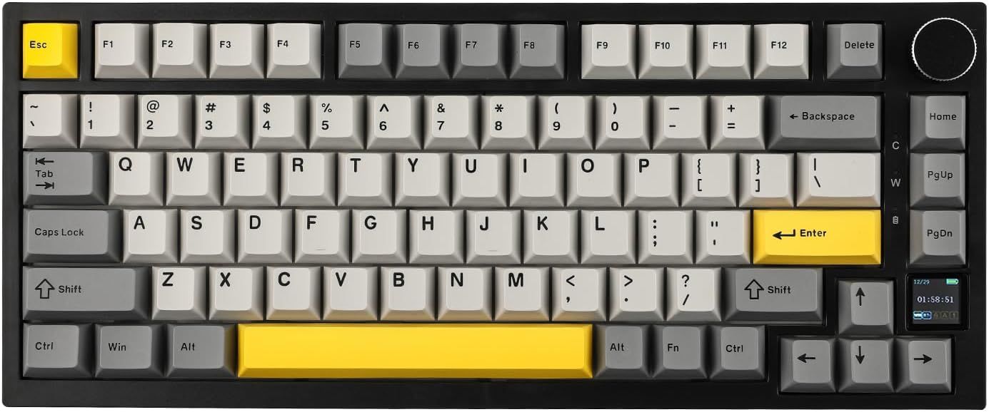 EPOMAKER Ajazz AK820 Pro klawiatura mechaniczna z podświetleniem RGB.